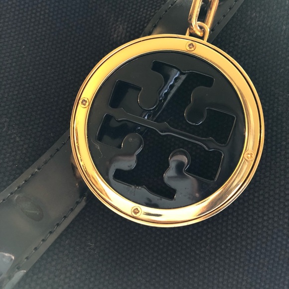 Large Black Tory Burch Tote Handbag - Picture 4 of 8